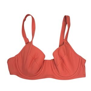 OLD NAVY Orange Underwire Swim Top, size S